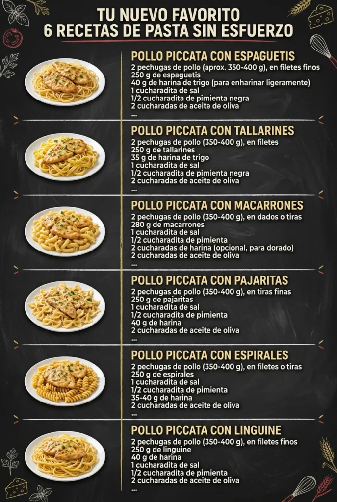 Tu nuevo favorito 6 Recetas de Pasta sin esfuerzo