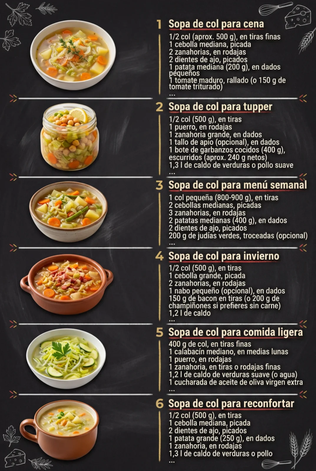 Tu nuevo favorito 6 Sopas y Guisos sin esfuerzo