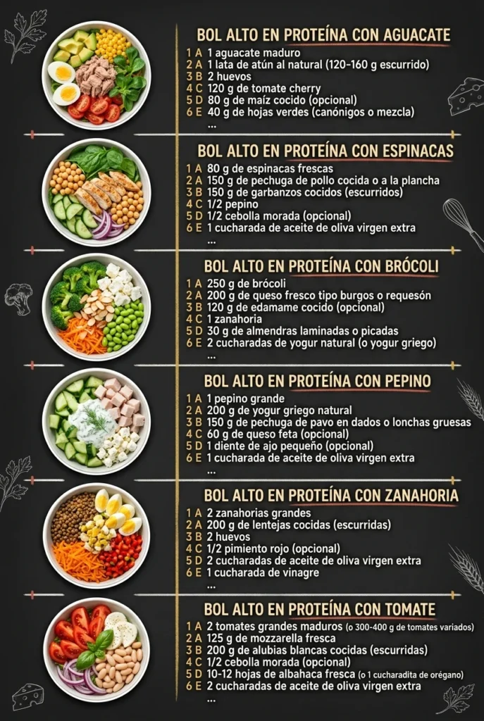 6 Ensaladas faciles que alegran cualquier mesa