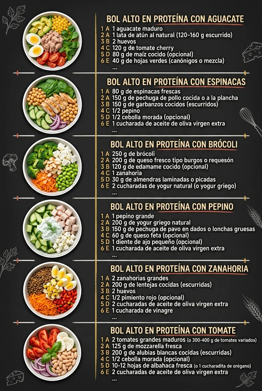 6 Ensaladas faciles que alegran cualquier mesa