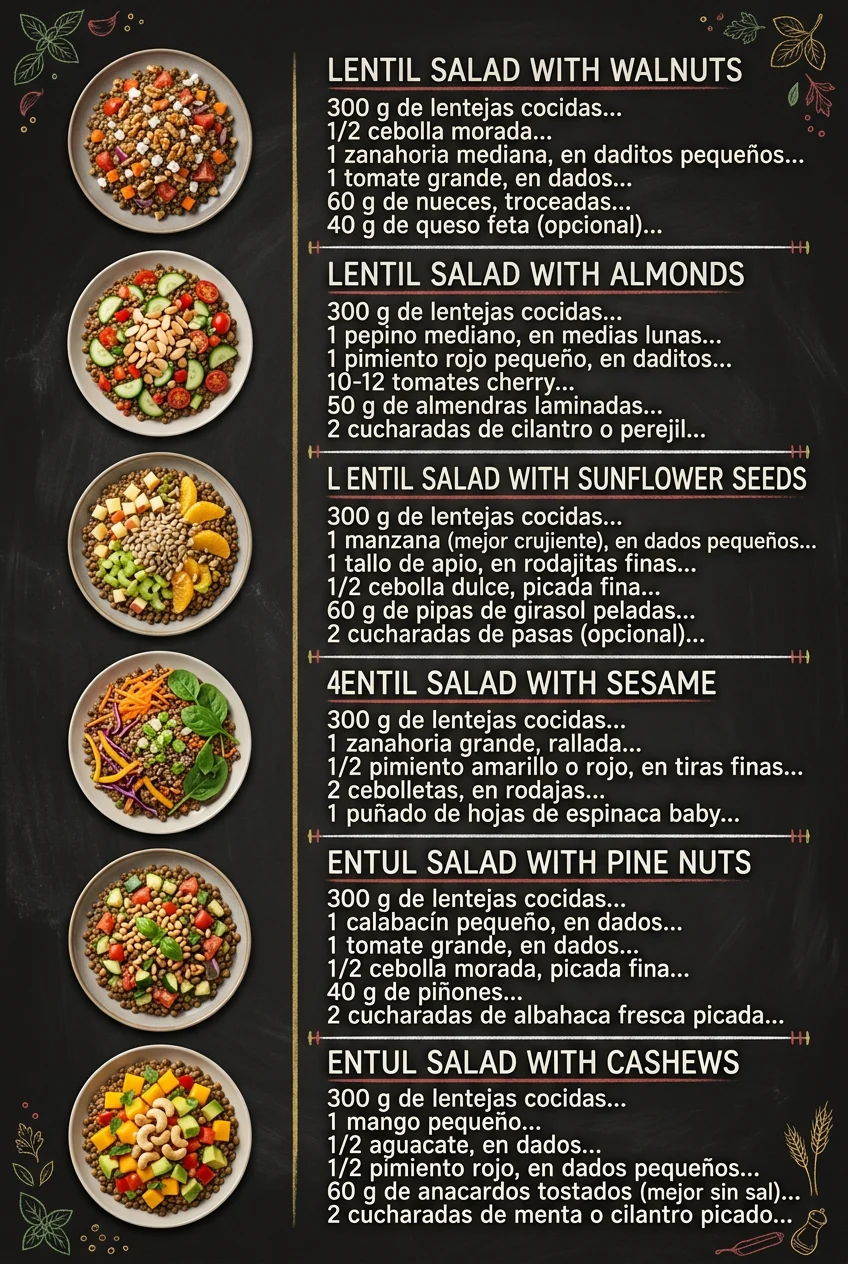 6 Ensaladas irresistibles para compartir en casa