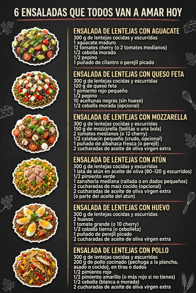 6 Ensaladas que todos van a amar hoy
