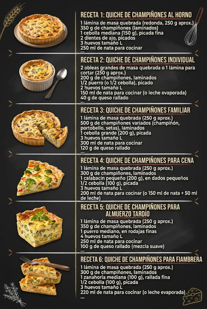 6 Ideas de Recetas faciles que alegran cualquier mesa