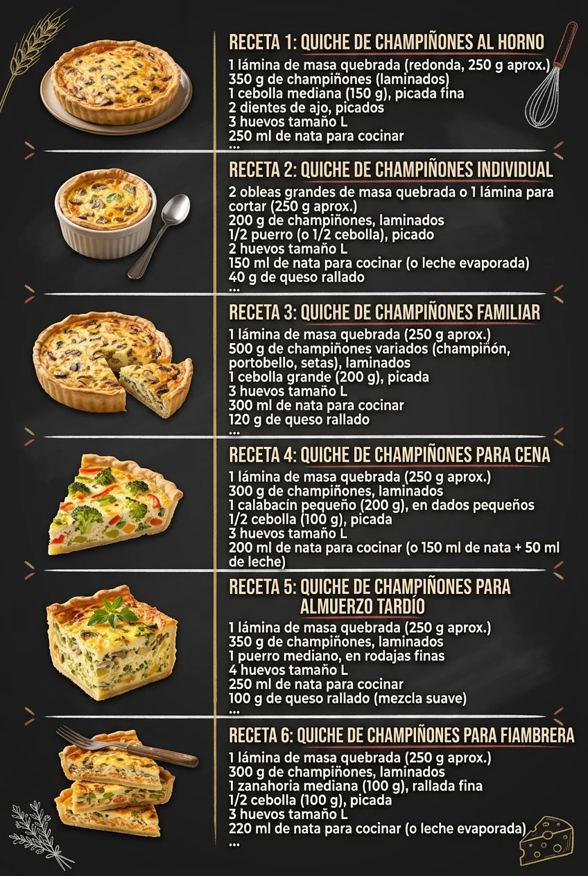 6 Ideas de Recetas faciles que alegran cualquier mesa