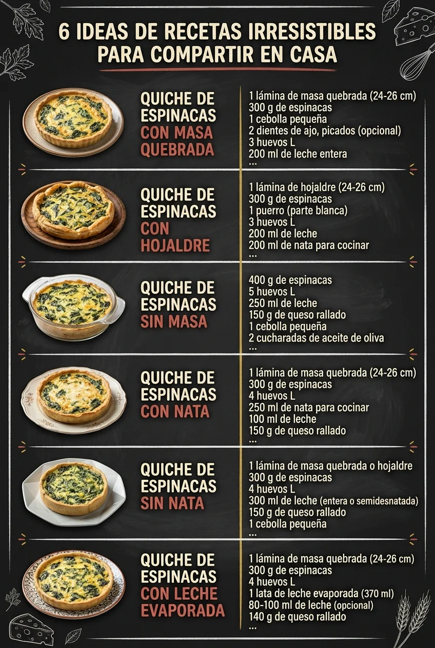 6 Ideas de Recetas irresistibles para compartir en casa
