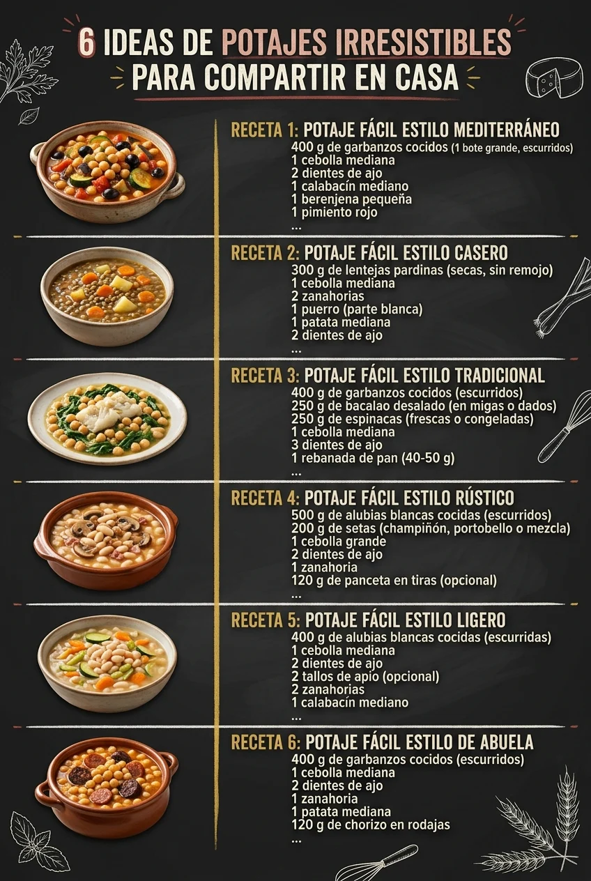 6 Ideas de Recetas irresistibles para compartir en casa