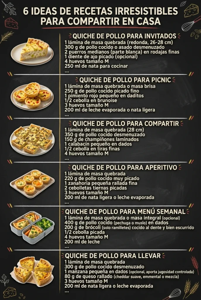 6 Ideas de Recetas irresistibles para compartir en casa