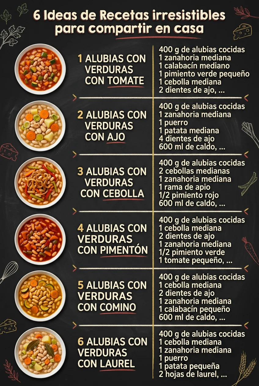 6 Ideas de Recetas irresistibles para compartir en casa