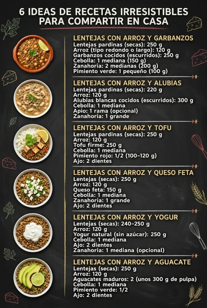 6 Ideas de Recetas irresistibles para compartir en casa