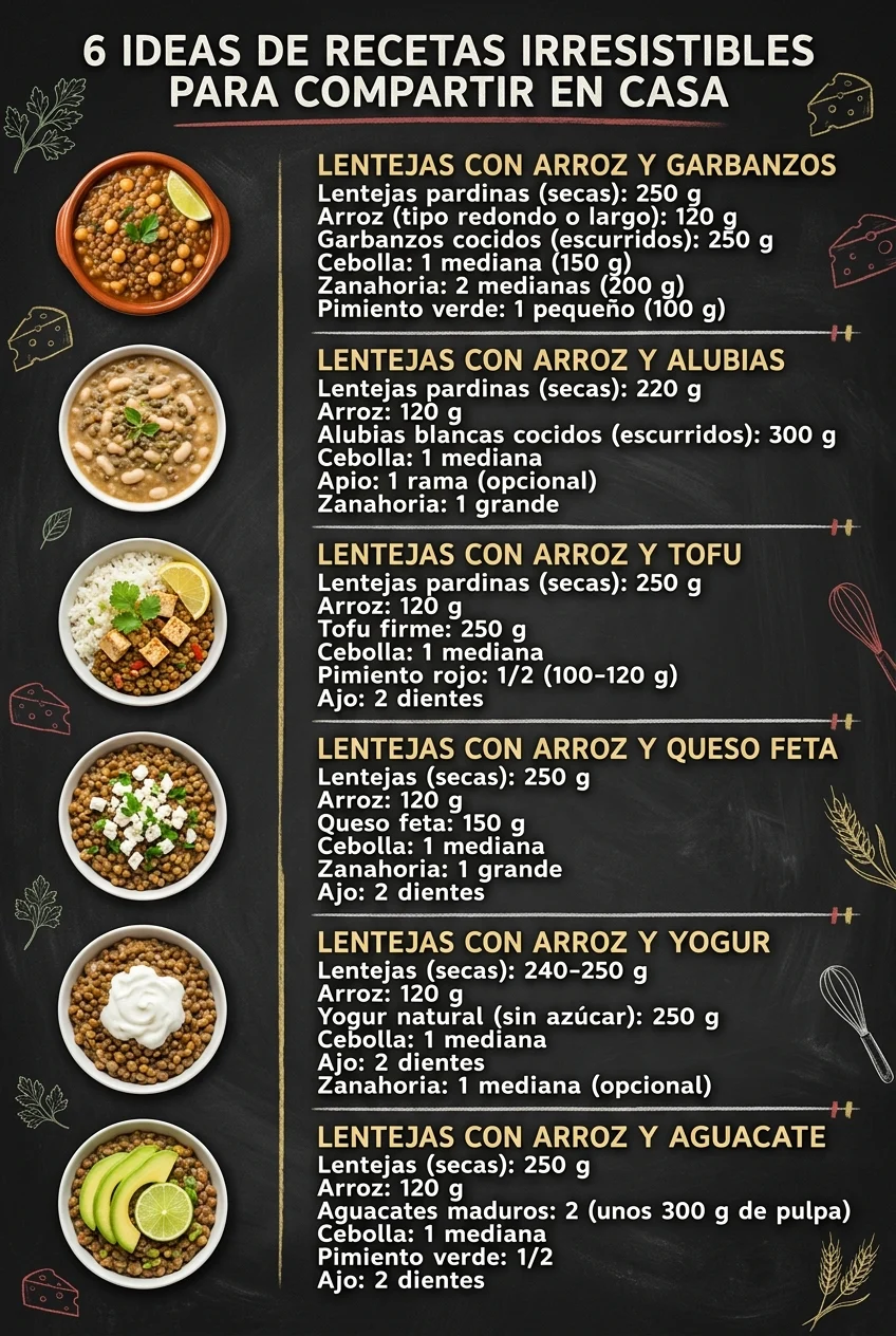6 Ideas de Recetas irresistibles para compartir en casa