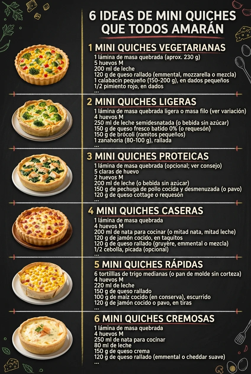6 Ideas de Recetas que todos van a amar hoy