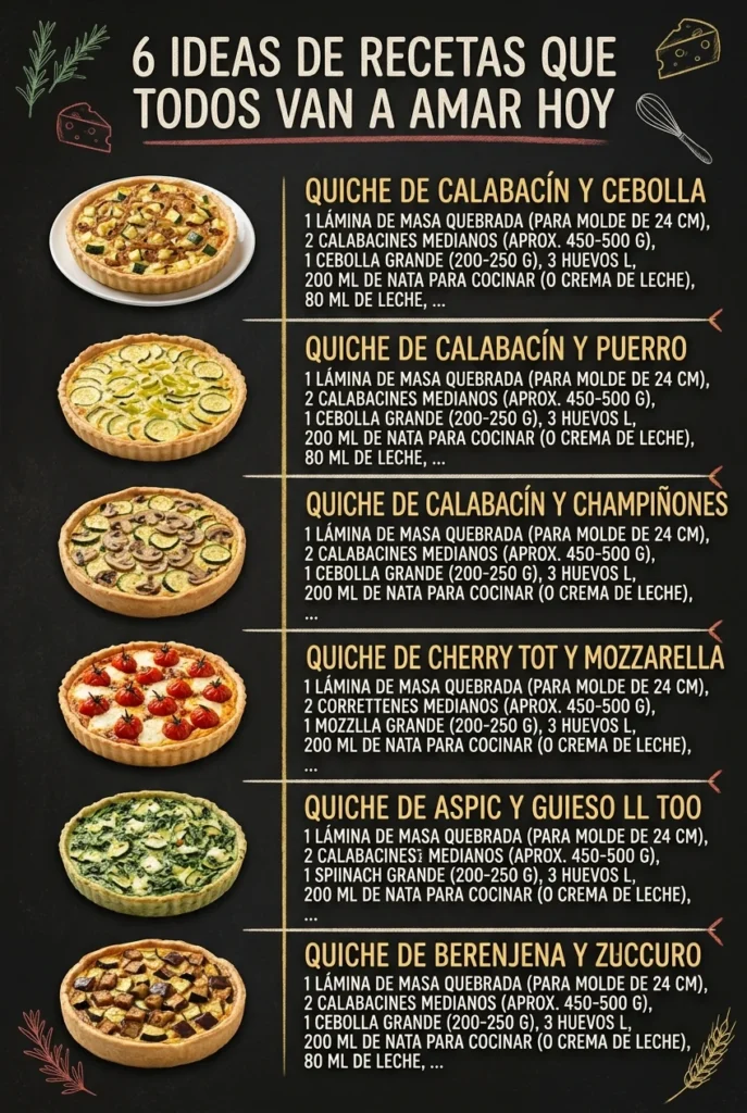 6 Ideas de Recetas que todos van a amar hoy