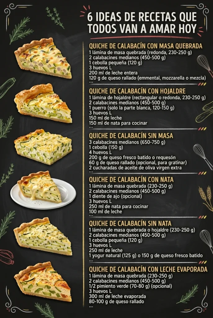 6 Ideas de Recetas que todos van a amar hoy