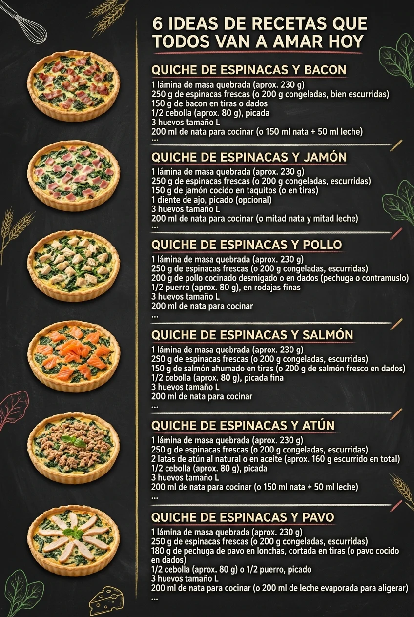 6 Ideas de Recetas que todos van a amar hoy