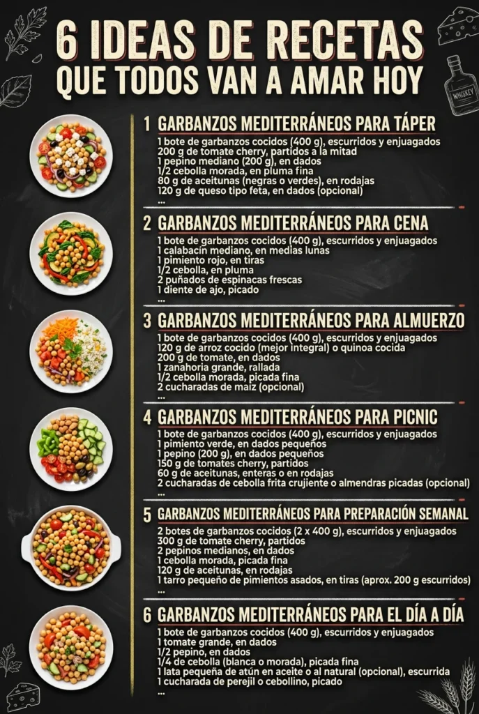 6 Ideas de Recetas que todos van a amar hoy