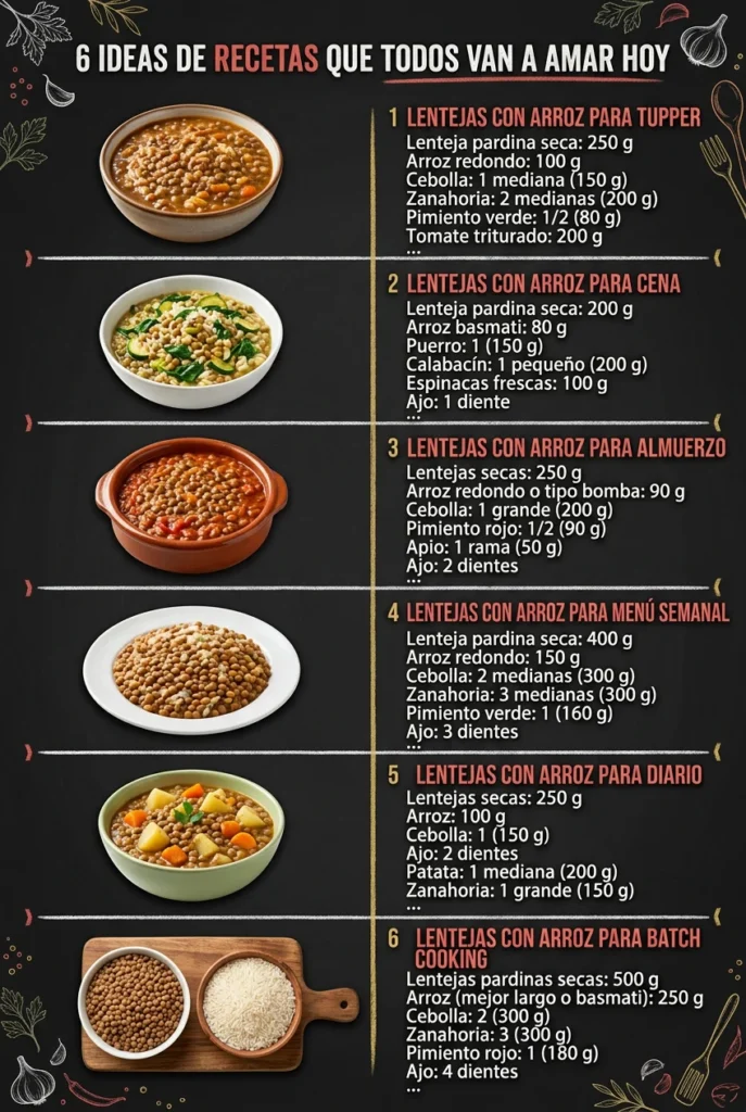 6 Ideas de Recetas que todos van a amar hoy