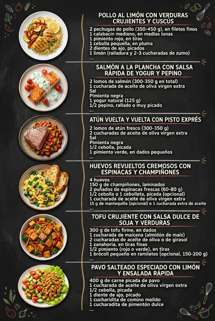 6 Ideas de Recetas que todos van a amar hoy