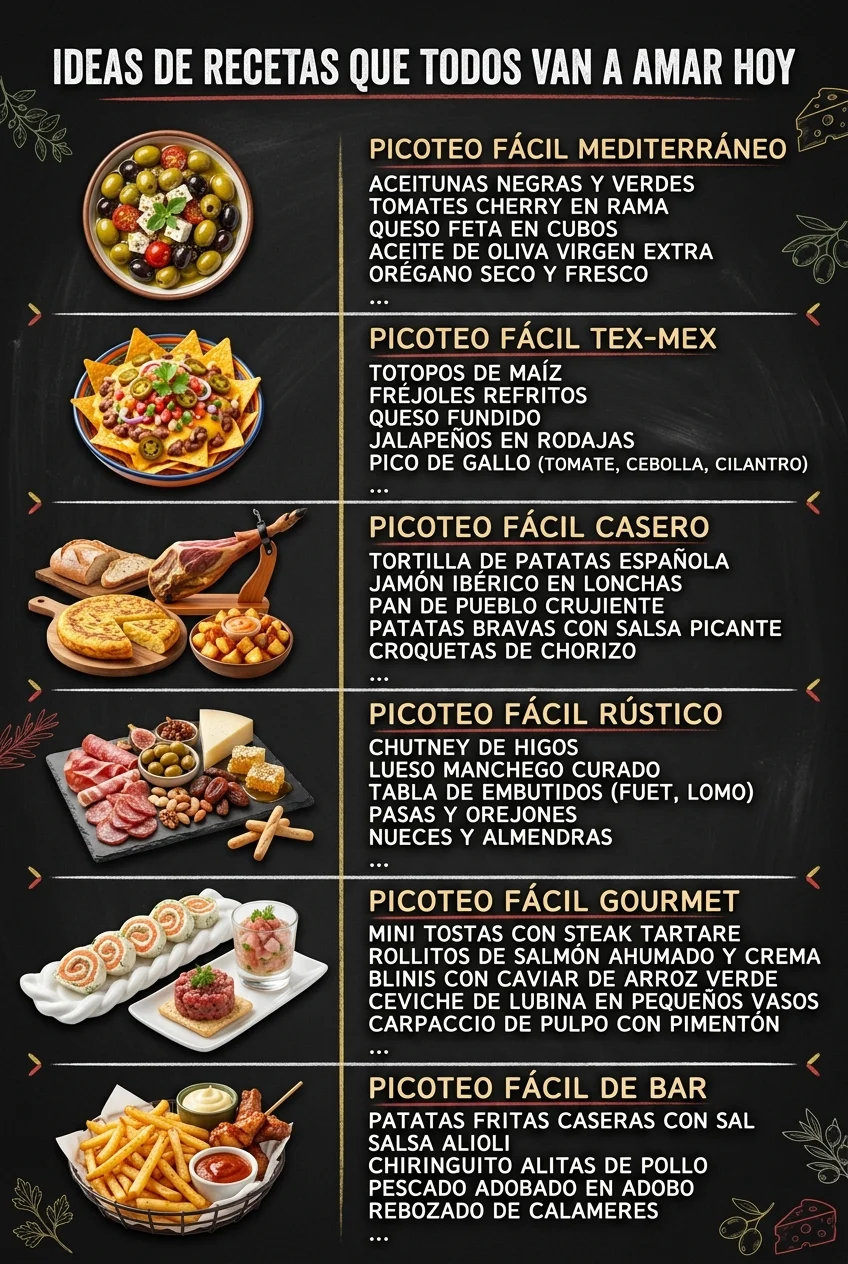 6 Ideas de Recetas que todos van a amar hoy