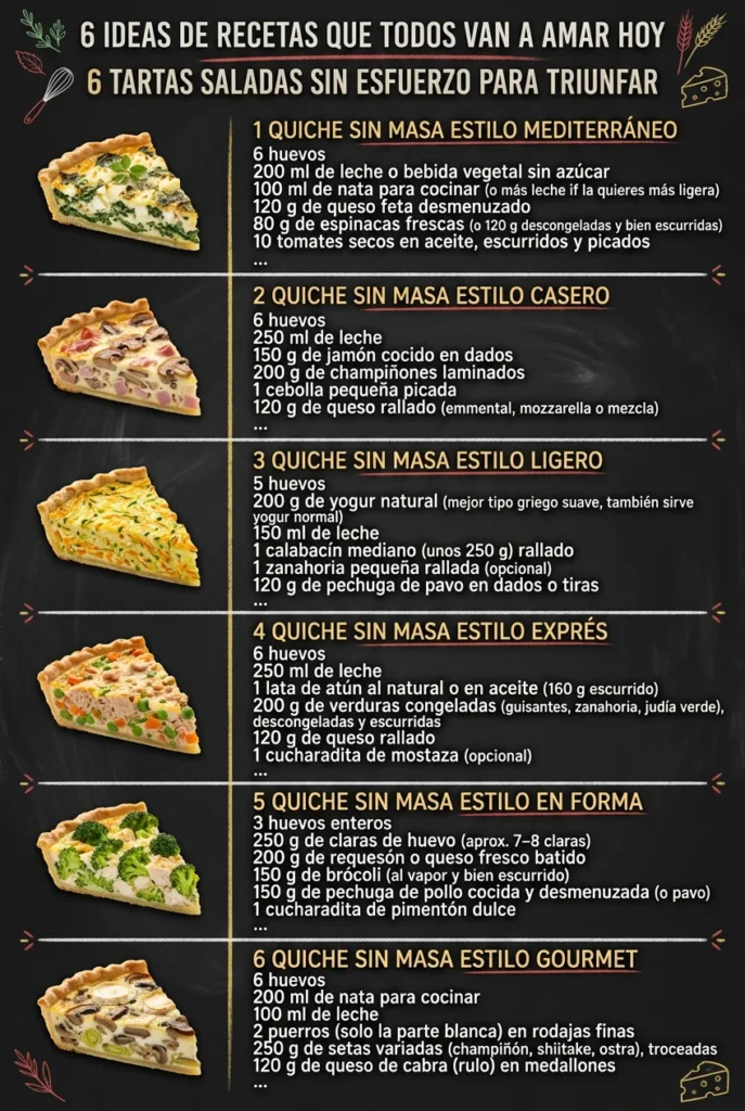 6 Ideas de Recetas que todos van a amar hoy