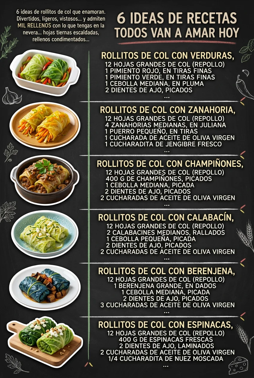 6 Ideas de Recetas que todos van a amar hoy
