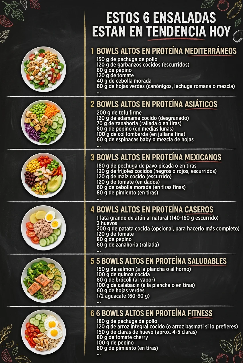 Estos 6 Ensaladas estan en tendencia hoy