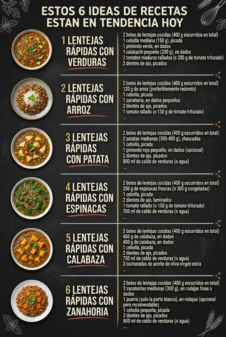 Estos 6 Ideas de Recetas estan en tendencia hoy