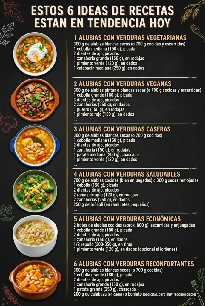Estos 6 Ideas de Recetas estan en tendencia hoy