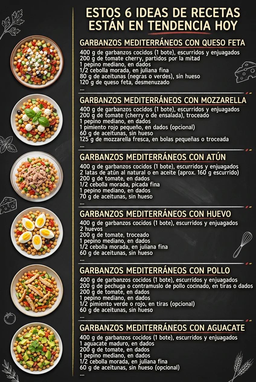 Estos 6 Ideas de Recetas estan en tendencia hoy