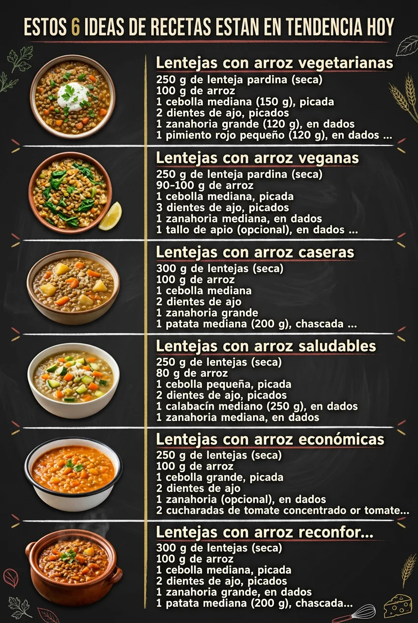 Estos 6 Ideas de Recetas estan en tendencia hoy