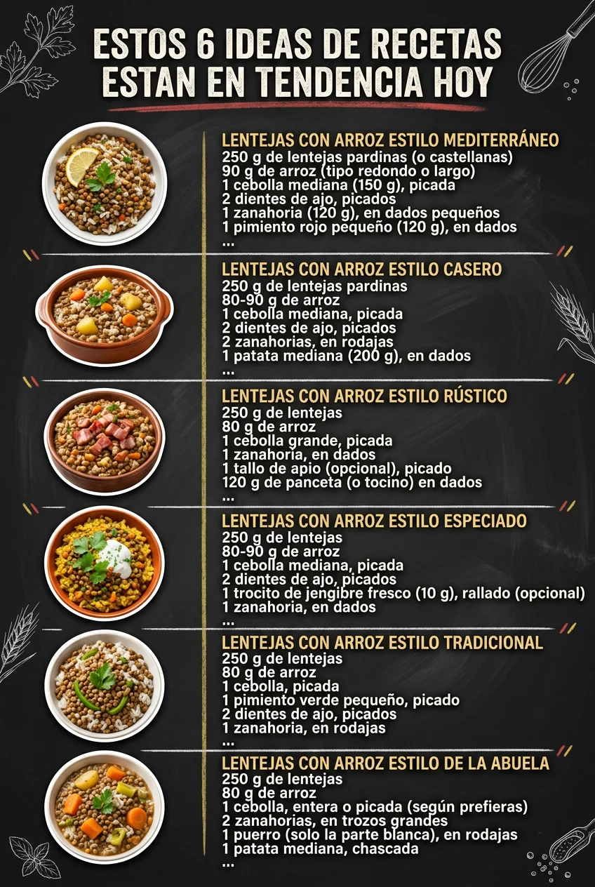 Estos 6 Ideas de Recetas estan en tendencia hoy