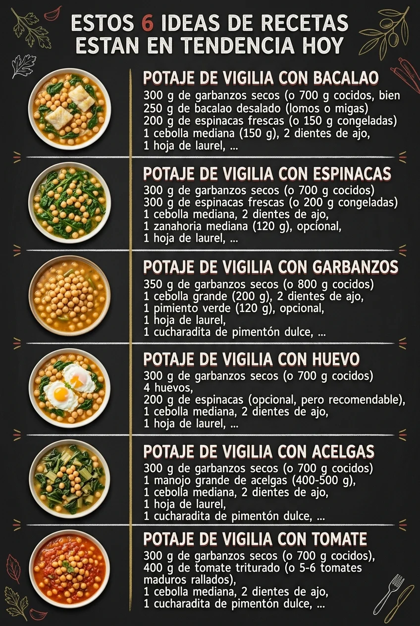 Estos 6 Ideas de Recetas estan en tendencia hoy