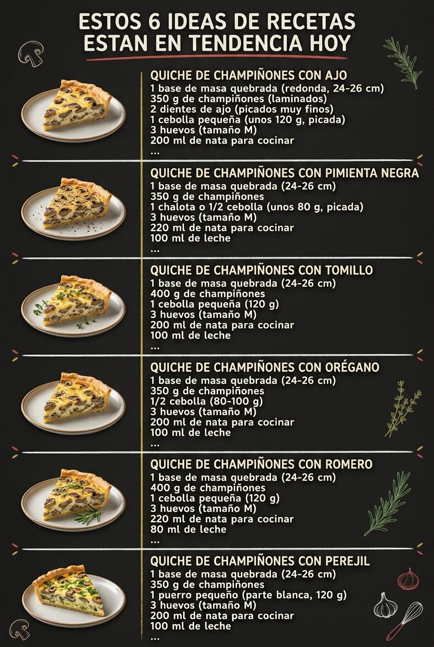 Estos 6 Ideas de Recetas estan en tendencia hoy