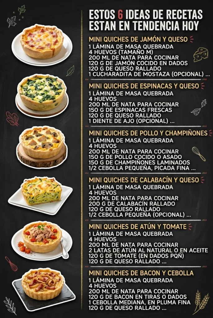 Estos 6 Ideas de Recetas estan en tendencia hoy