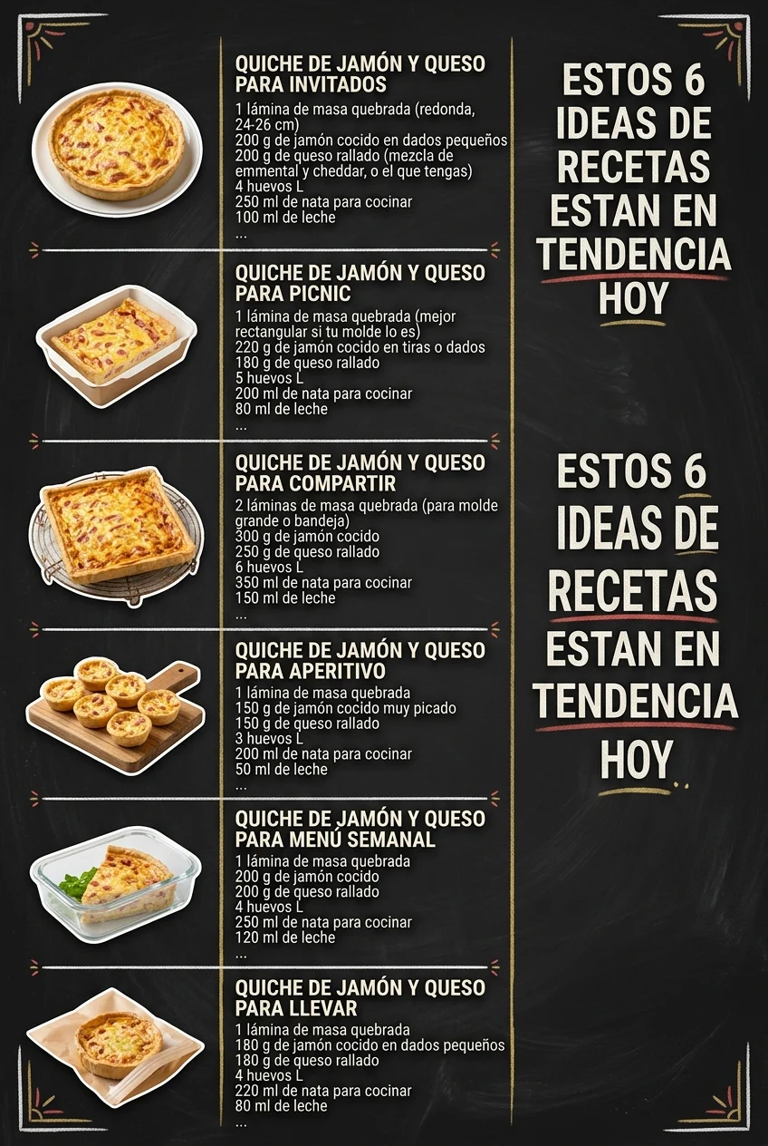 Estos 6 Ideas de Recetas estan en tendencia hoy