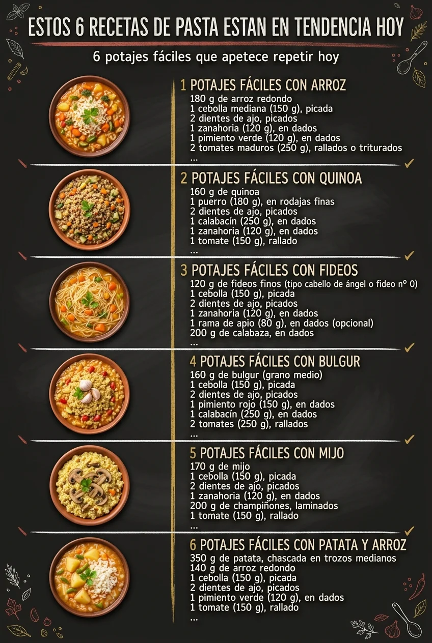 Estos 6 Recetas de Pasta estan en tendencia hoy