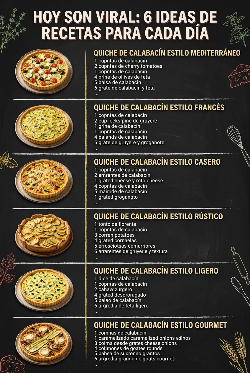 Hoy son viral 6 Ideas de Recetas para cada dia