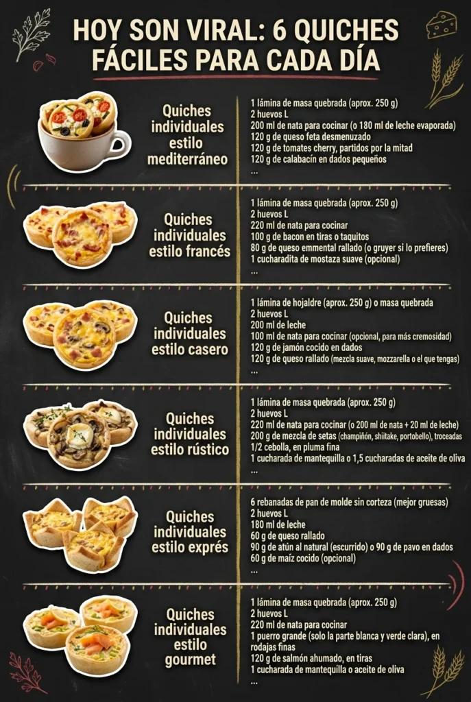 Hoy son viral 6 Ideas de Recetas para cada dia