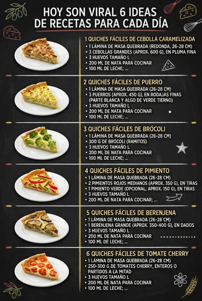 Hoy son viral 6 Ideas de Recetas para cada dia