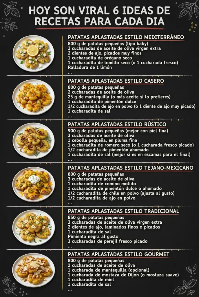 Hoy son viral 6 Ideas de Recetas para cada dia