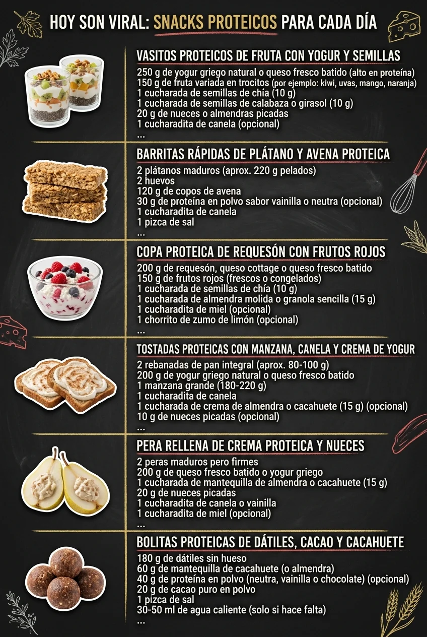 Hoy son viral 6 Ideas de Recetas para cada dia