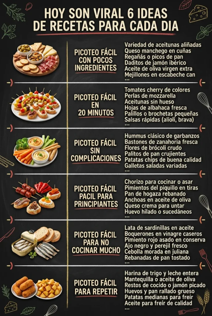 Hoy son viral 6 Ideas de Recetas para cada dia