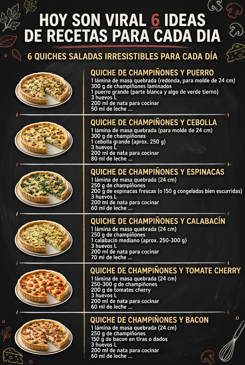 Hoy son viral 6 Ideas de Recetas para cada dia