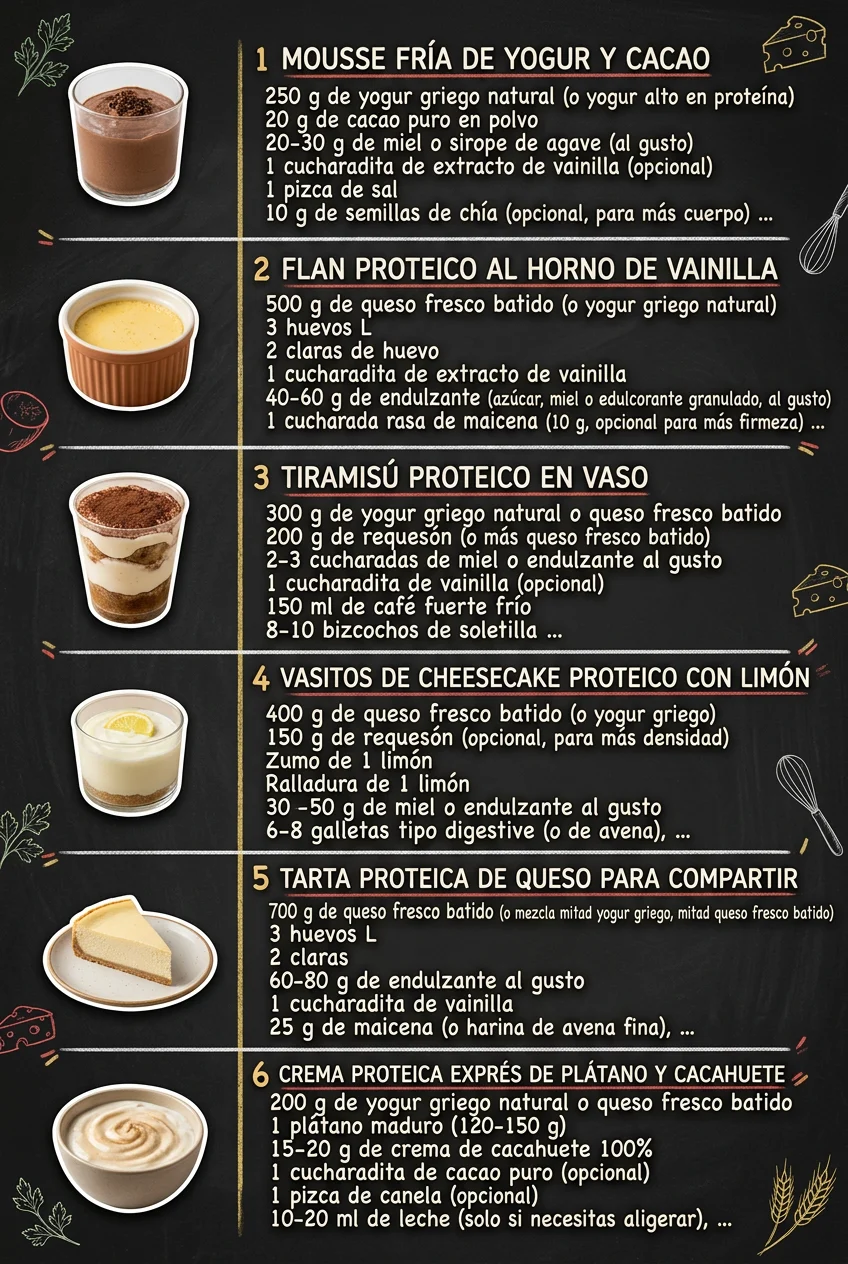 Los mejores Cremas y Postres para disfrutar sin complicaciones