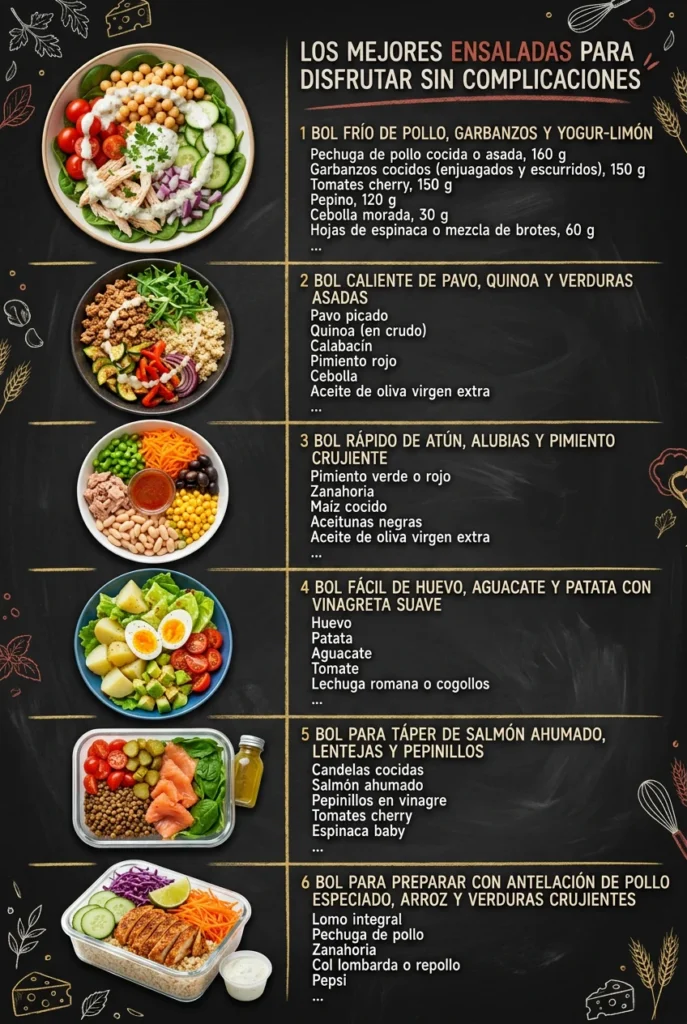 Los mejores Ensaladas para disfrutar sin complicaciones