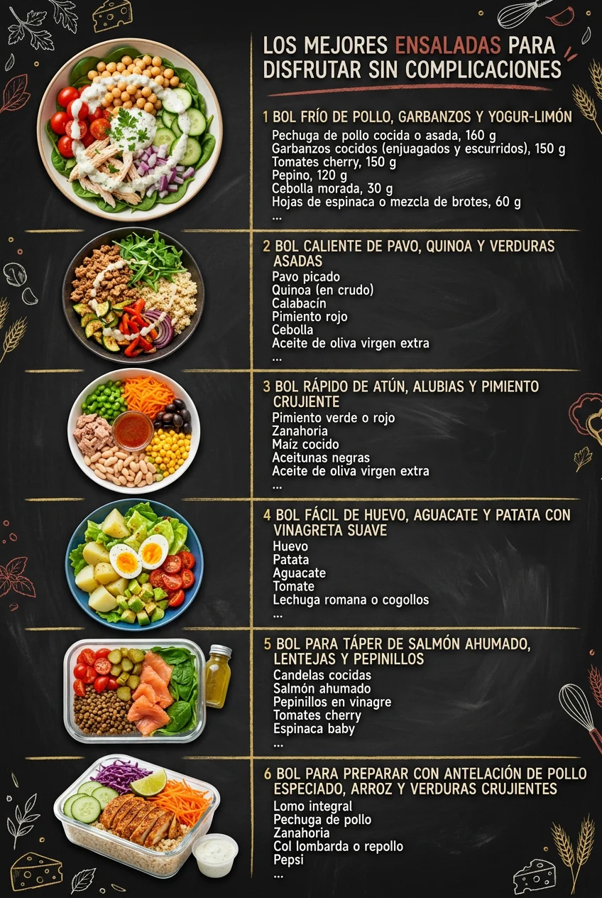 Los mejores Ensaladas para disfrutar sin complicaciones