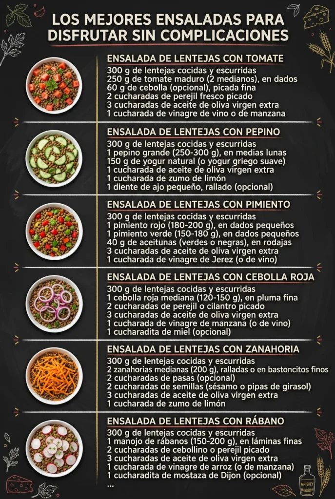 Los mejores Ensaladas para disfrutar sin complicaciones