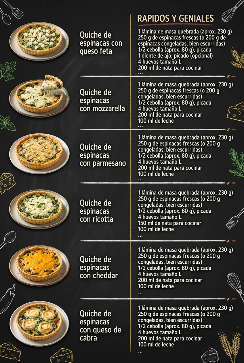 Rapidos y geniales 6 Ideas de Recetas para todos