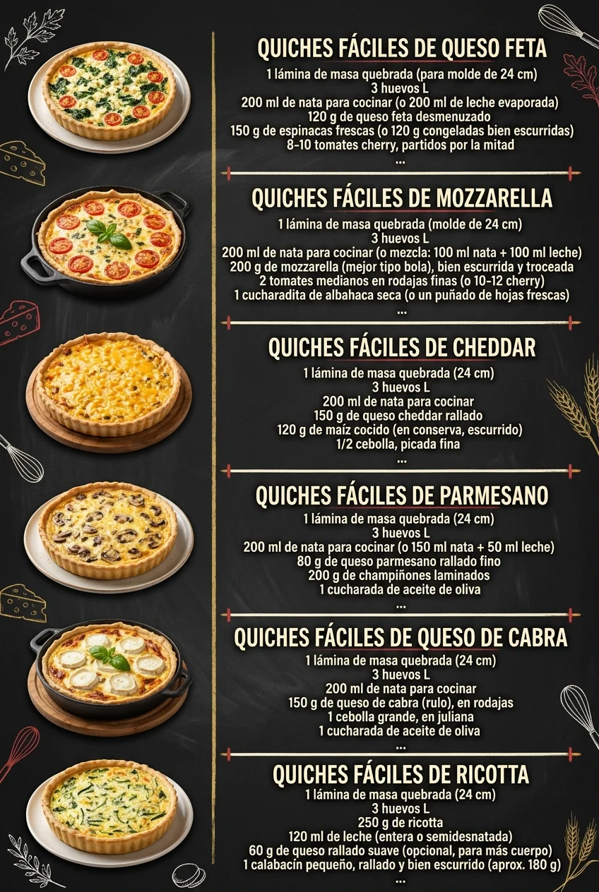 Rapidos y geniales 6 Ideas de Recetas para todos