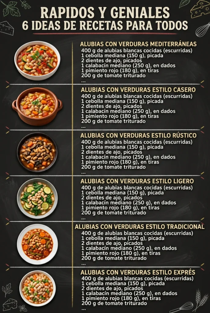 Rapidos y geniales 6 Ideas de Recetas para todos