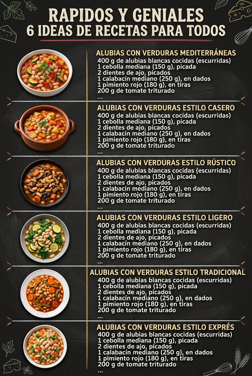Rapidos y geniales 6 Ideas de Recetas para todos